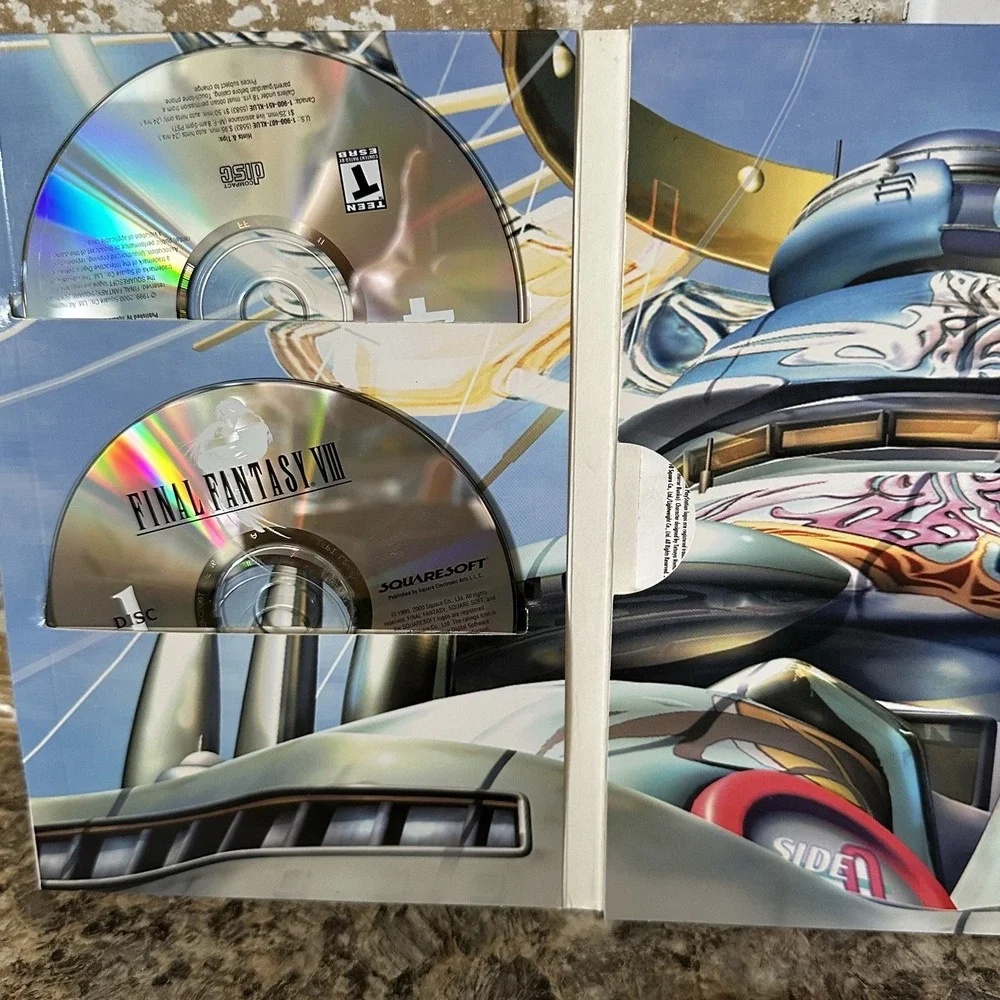 Final Fantasy VIII 8 Squaresoft Windows PC Holofoil Big Box Edition 2000